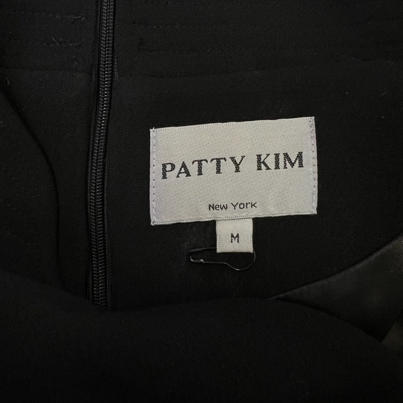 Patty Kim Simone Short Sleeve Shift Dress Black Size Small - Picture 6 of 9